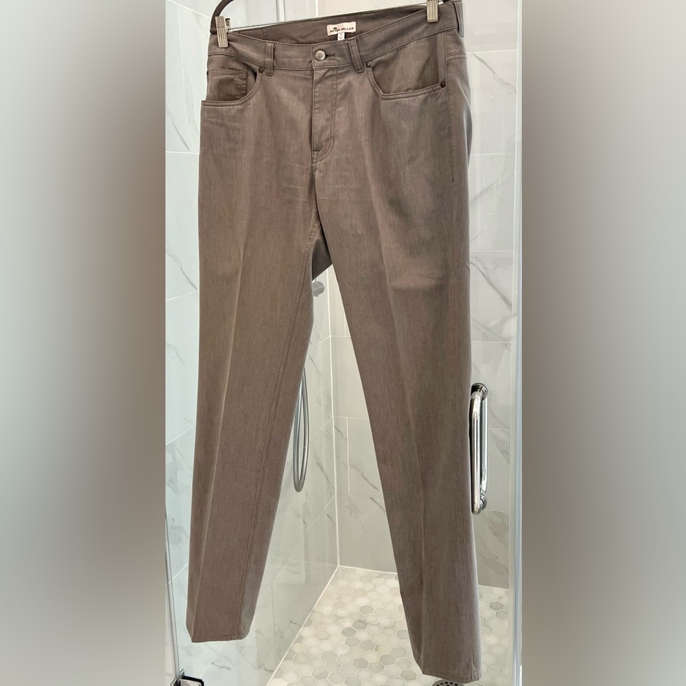 Men's Grey Peter Millar Pants